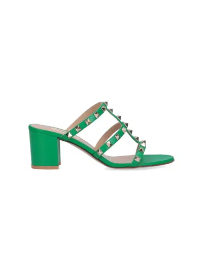 Valentino Garavani Sandals In Green