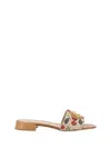 Valentino Garavani Vlogo Signature Slide Sandal In Multi