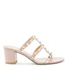 Valentino Slide Rockstud T. 60 In Neutral