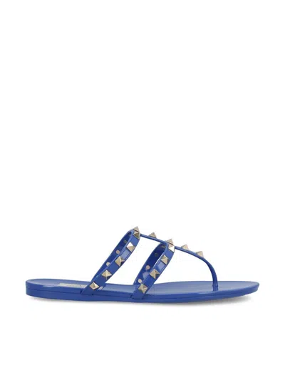 Valentino Garavani Sandals In Riverside Blue