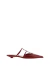 Valentino Garavani Rockstud Wispy Pumps In Rosso Valentino