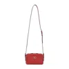 Valentino Garavani Textured Leather Crossbody Bag In Red
