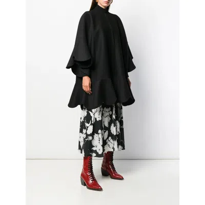 Valentino Garavani Scalloped Edge Cape In Multi