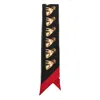 Valentino Animal Motif Rectangular Scarf With Contrast Border