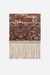 Valentino Garavani Scarves And Foulards In Yellow+orange+bordeaux