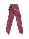 Valentino Garavani Scarves And Foulards In Bordeauxbluettebeige