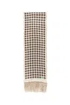 Valentino Garavani Chamber Silk Bandeau Scarf With Fringe In Multicolor