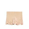 Valentino Vlogo Signature Cashmere And Lace Headband In Neutral