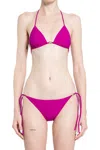 Valentino Triangle Bikini In Purple