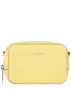 Valentino Garavani Sheep Leather Garavani Zipped Pouch (authentic Pre-loved) In Yellow