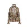 Valentino Patterned Lurex Blouse In Brown