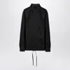 Valentino Wool Shirt In Black