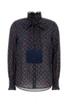 Valentino Garavani Women Printed Cotton Shirt