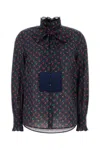 Valentino Garavani Women Printed Cotton Shirt