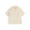 Valentino Cotton Poplin Bowling Shirt With Cherryfic Print