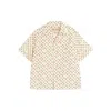 Valentino Cotton Poplin Bowling Shirt With Cherryfic Print