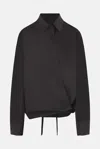 Valentino Wool Shirt In Black