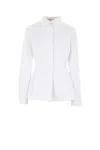 Valentino Slim-cut Long-sleeve Shirt In White