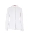 Valentino Slim-cut Long-sleeve Shirt In White