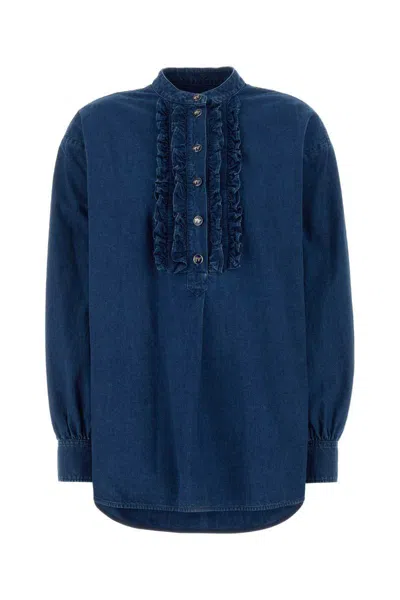 Valentino Garavani Shirts In Blue