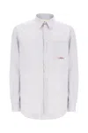 Valentino Striped Shirt With Embroidered Logo