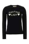 Valentino Long-sleeved Sweater In Black