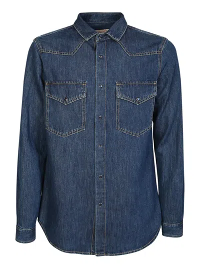 Valentino Garavani Shirts In Blue