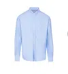 Valentino Camicia Maniche Lunghe Vlogo Signature Shirts Light Blue In Blue