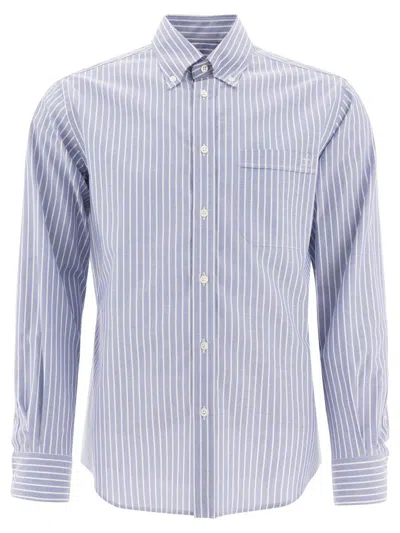 Valentino Stripes Shirt In Animal Print