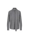 Valentino Garavani Shirts In Medium Gray Mel.