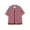 Valentino Bulles Royales Cotton Shirt In Multi