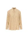 Valentino Garavani Petit Charles Print Shirt Shirt And Blouse White In Multi