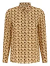 Valentino Garavani Petit Charles Print Shirt Shirt And Blouse White In Multi