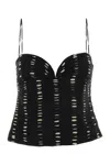 Valentino Plusdepois Print Top In Silk In Black