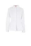 Valentino Slim-cut Long-sleeve Shirt In White