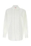 Valentino Garavani White Poplin Shirt In White