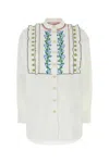 Valentino Garavani White Poplin Shirt In White