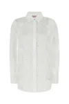 Valentino White Cotton Shirt In White