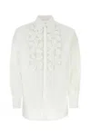 Valentino Camicia-40 Nd  Garavani Male In White