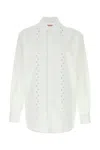 Valentino Garavani White Poplin Shirt In White