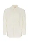 Valentino Classic White Poplin Shirt For Men In White
