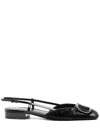 Valentino Vlogo Patent Slingback Flat