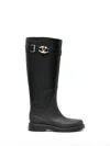 Valentino Rain Boots With Vlogo, The Bold Edition