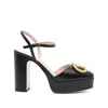 Valentino 110mm Vlogo Signature Platform Pumps In Black