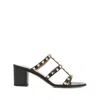 Valentino Saint Laurent White Leather Sl/61 Sneakers In Black