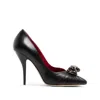 Valentino Garavani Panthea Goatskin Pumps 105mm Woman Black 39.5 In Black