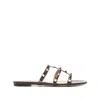 Valentino Garavani Rockstud Slip-on Sandals In Multi