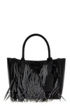 Valentino Small Tote Vlogo Top Handles Fringe Detailing Luggage Tag