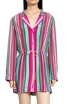 Valentino Garavani Woman Playsuit Fuchsia Size 6 Silk In Multicolor