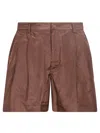 Valentino Garavani Shorts In Brown